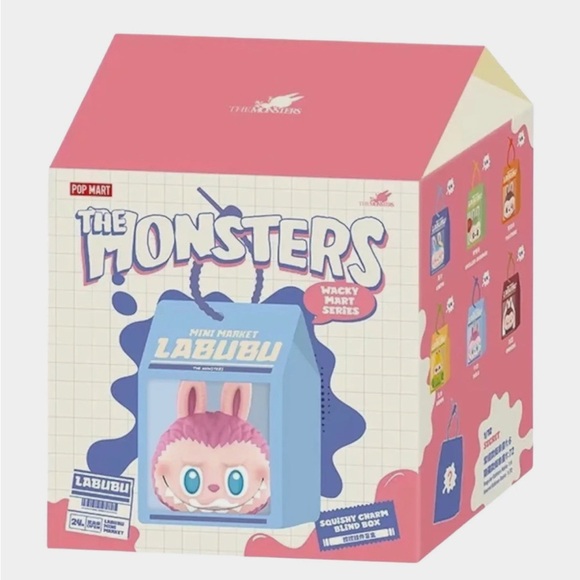 POP MART 100% Authentic Labubu The Monsters Wacky Mart Series YAKITORI Squishy - Picture 2 of 14
